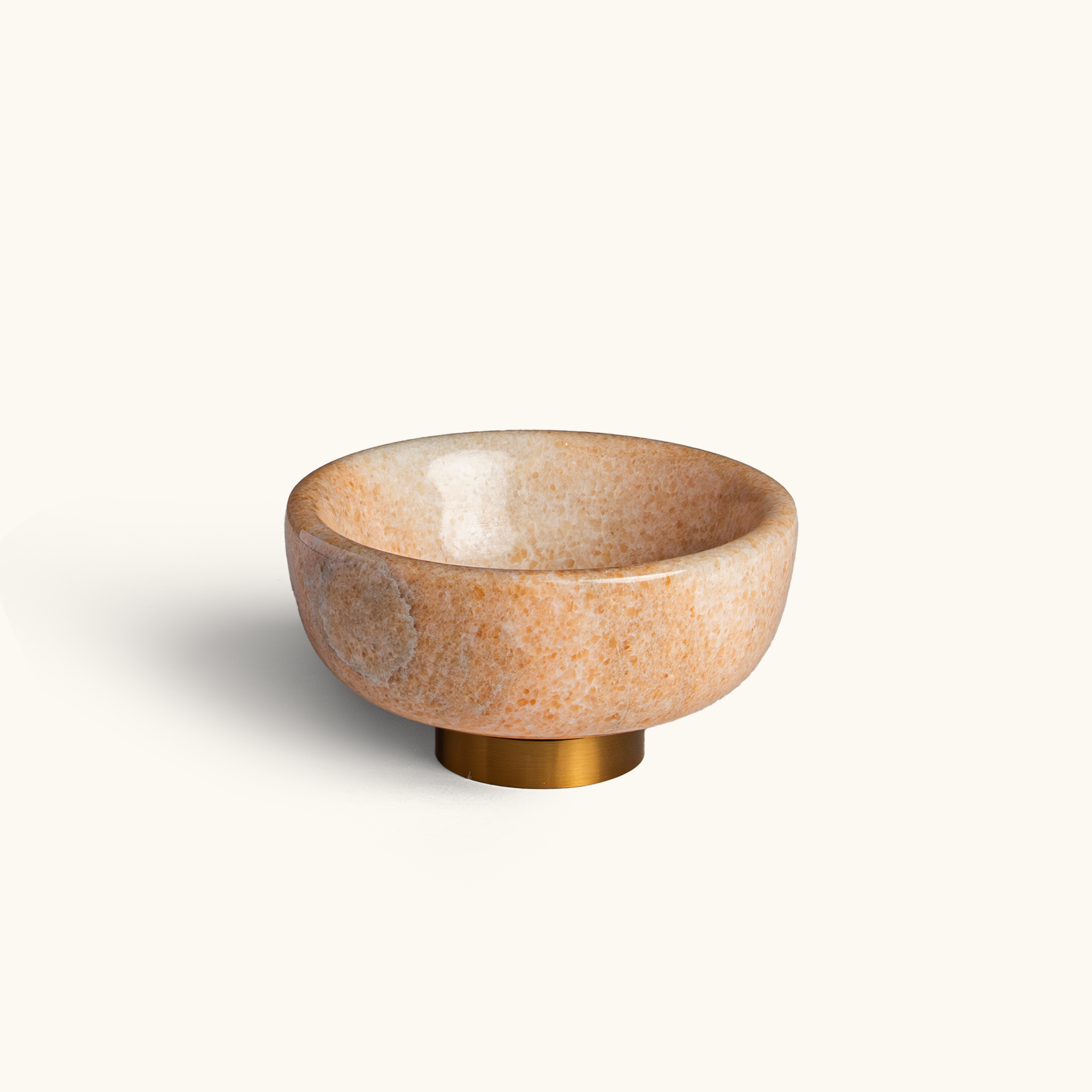 Touche Deco Marble Dip Bowl 1PC - Black/Gray/Orange