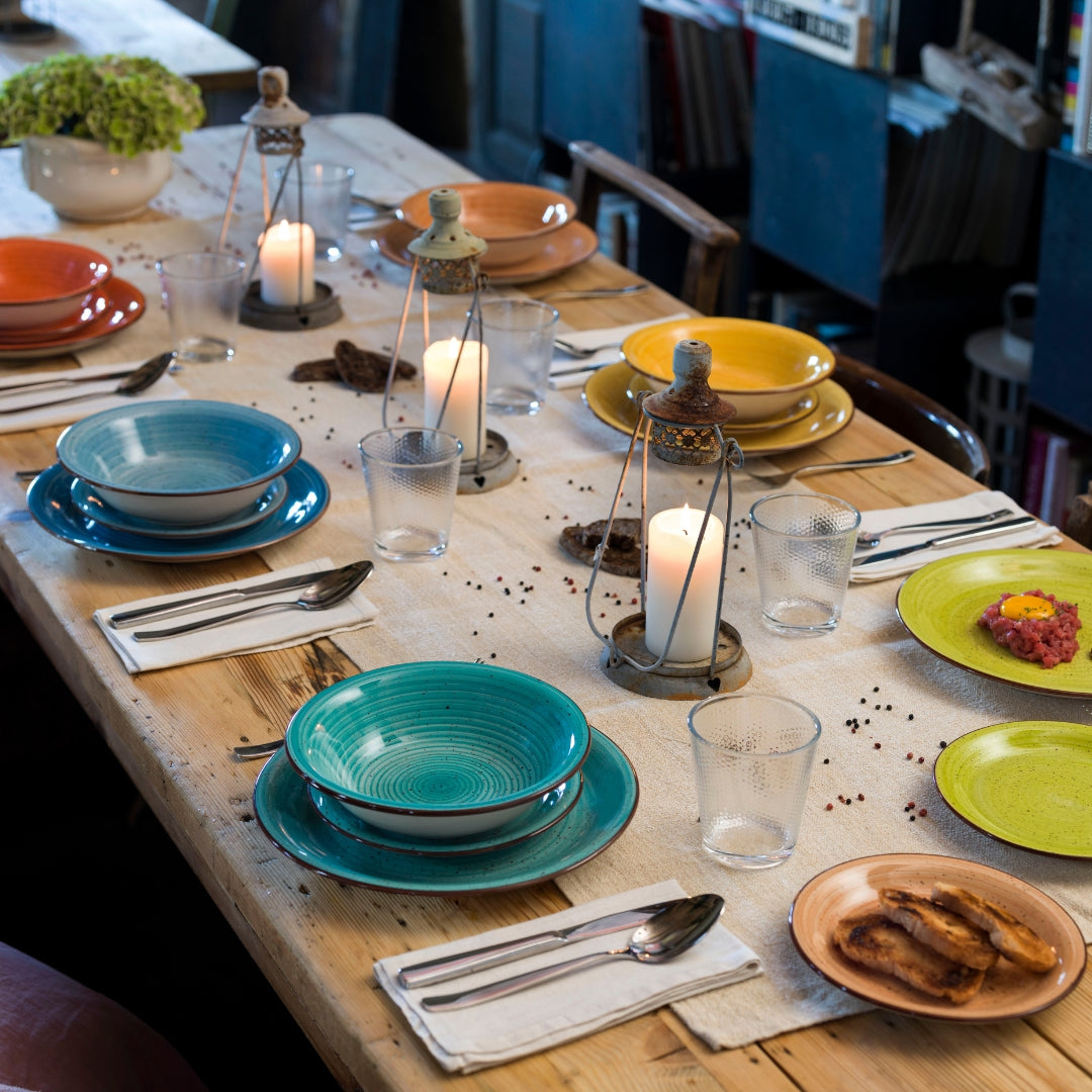 Tognana Louise Art & Pepper 18-Piece Stoneware Dinner Set - Cookette