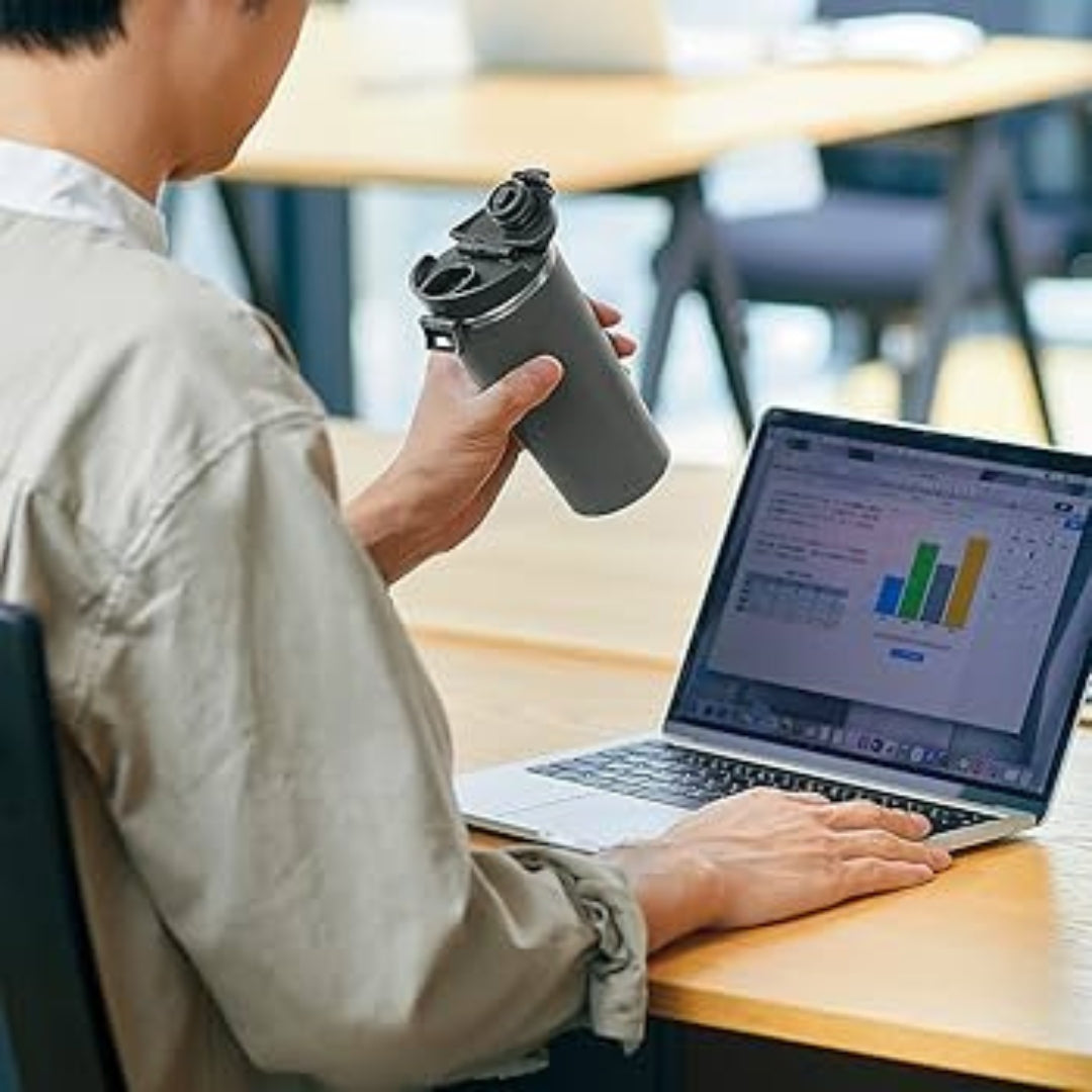 Zojirushi Stainless Steel Vacuum Insulated Carry Tumbler SX-KA 0.3L/0.4L - Cookette