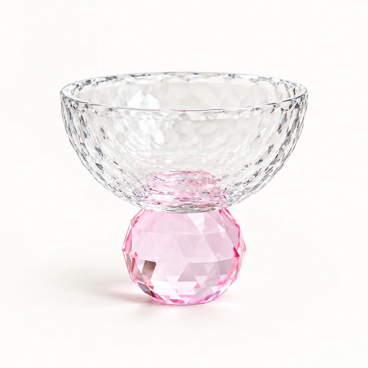 Touche Deco Floral Rose Decorative glass Bowl- Lumina Collection
