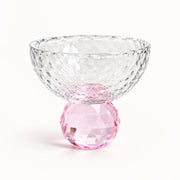 Touche Deco Floral Rose Decorative glass Bowl- Lumina Collection
