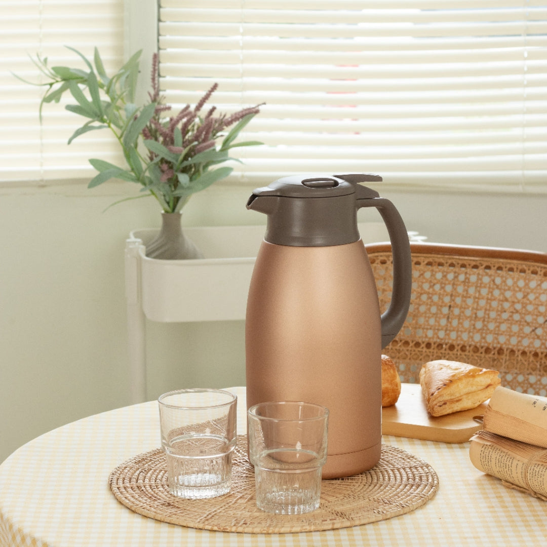 Zojirushi Stainless Steel Vacuum Insulated Carafe, SH-HC 1.0L/1.5L/1.9L - Cookette