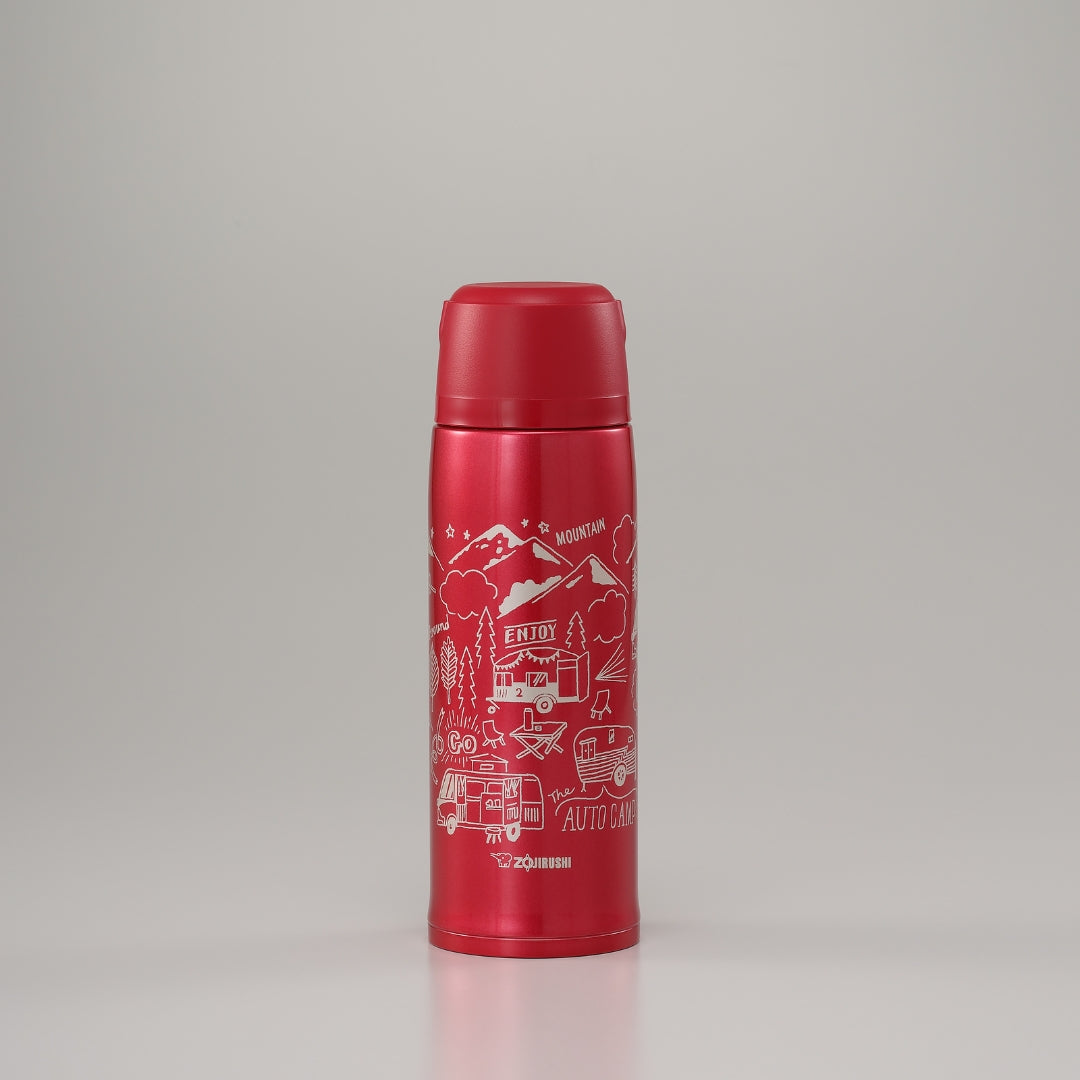 Zojirushi Stainless Steel Vacuum Insulated Bottle with Cup, SJ-JS 0.82L/1.0L - Cookette