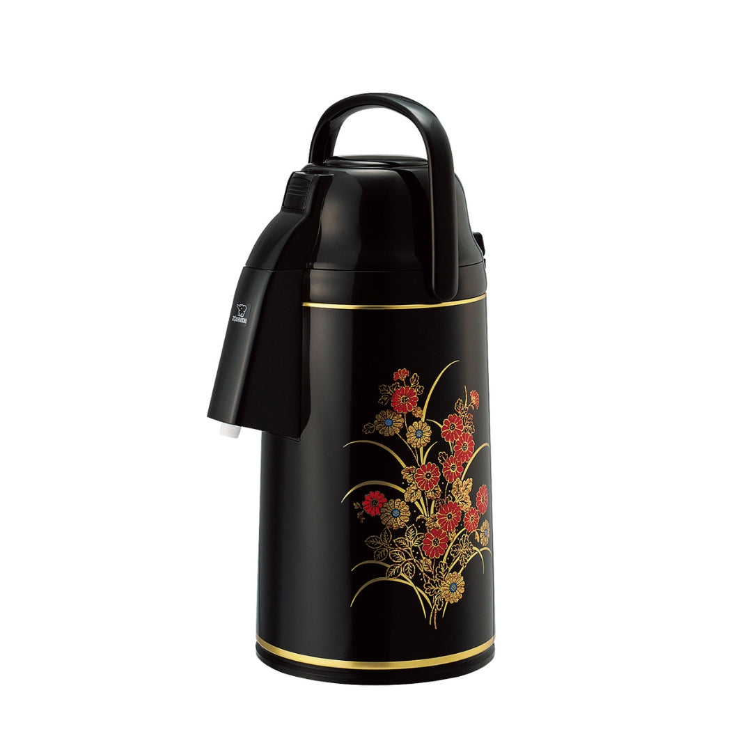 Zojirushi Insulated Glass Lined Beverage Dispenser Air Pot, VRKE - 2.2L/2.5L/3.0L - Cookette