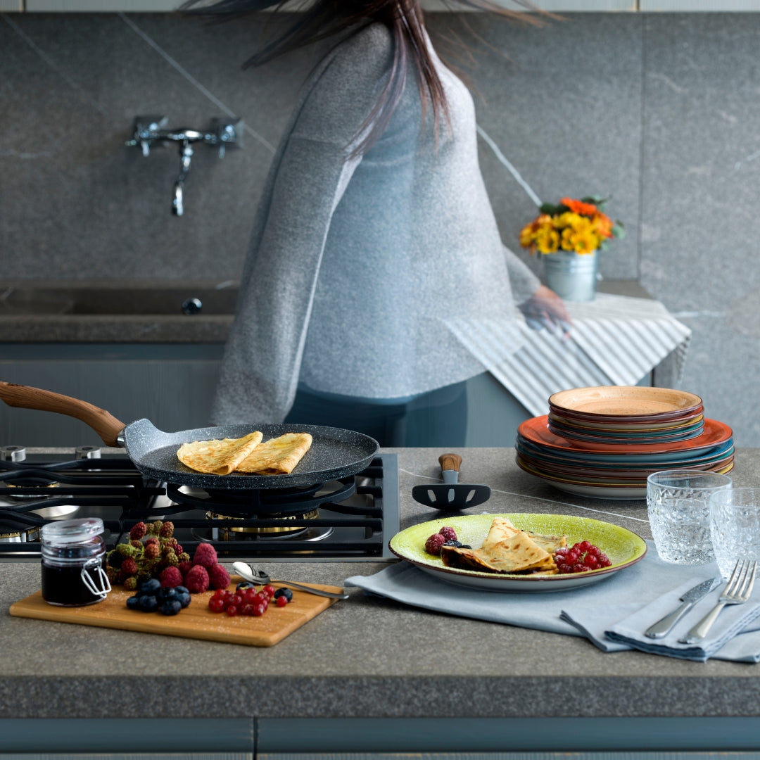 Tognana Louise Art & Pepper 18-Piece Stoneware Dinner Set - Cookette