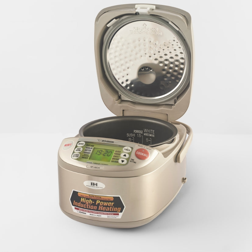 Zojirushi NP-HBQ10/18 Induction Heating Rice Cooker – Precise Cooking, Non-Stick Inner Pan, Japanese Quality