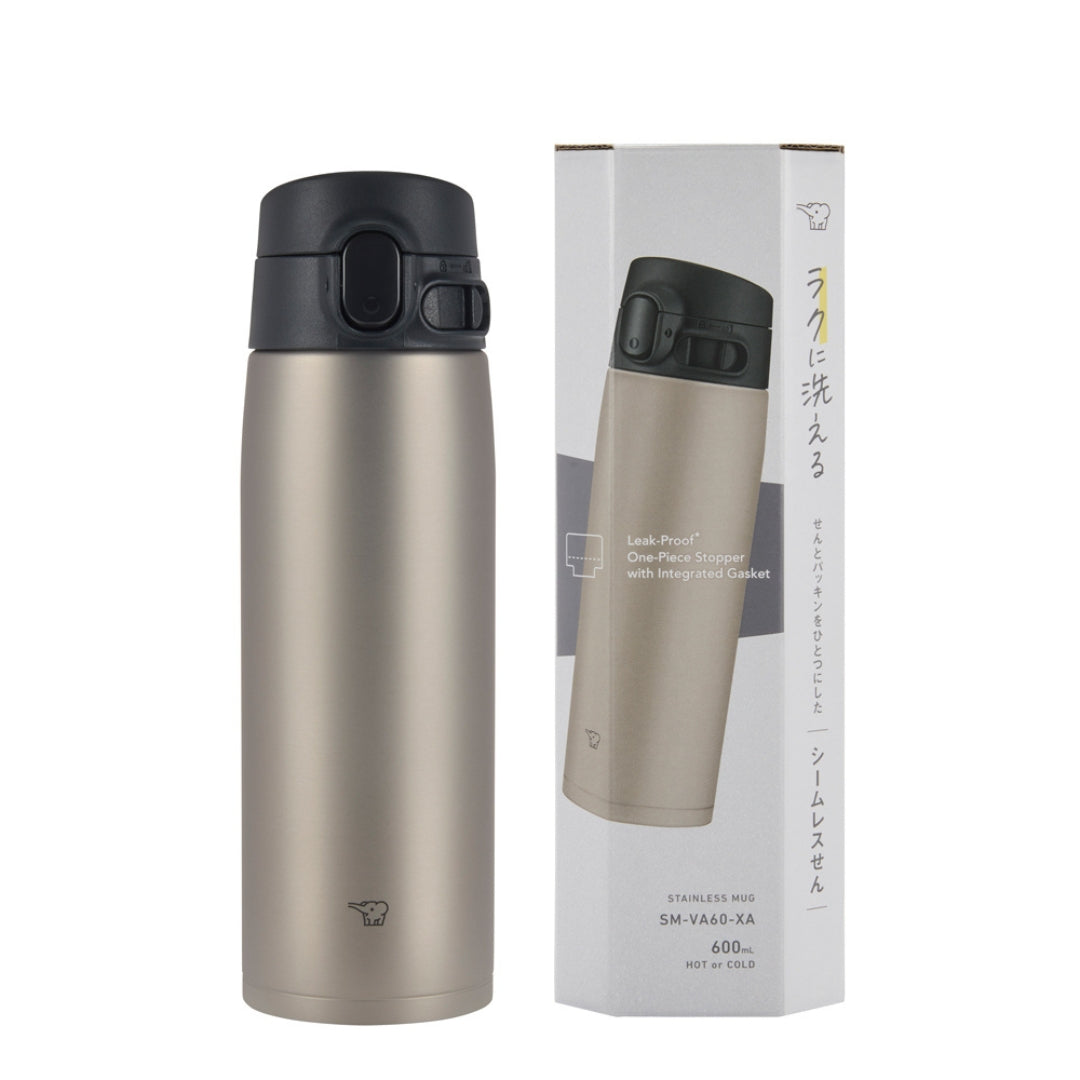 Zojirushi One Touch Stainless Insulated Steel Vacuum Bottle, SM-VA 0.6L/0.72L