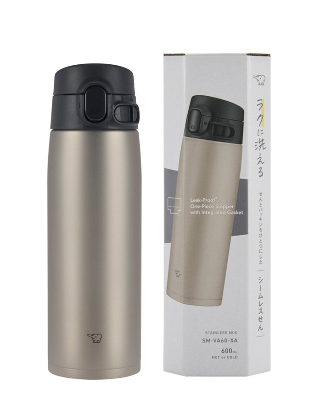 Zojirushi One Touch Stainless Insulated Steel Vacuum Bottle, SM-VA 0.6L/0.72L