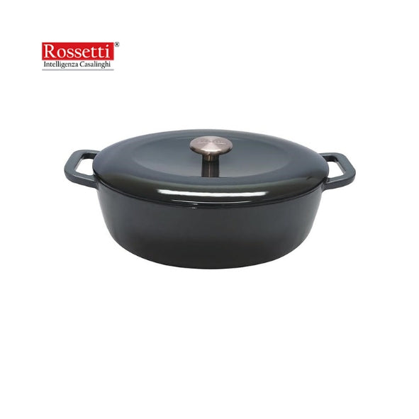 Rossetti Gusto Cast Iron 28/ 30 CM - Round / Shallow / Oval Casserole Cookware