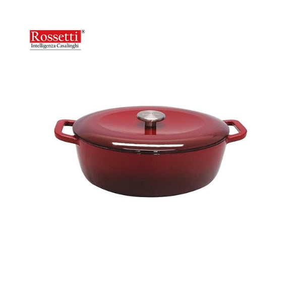 Rossetti Gusto Cast Iron 28/ 30 CM - Round / Shallow / Oval Casserole Cookware
