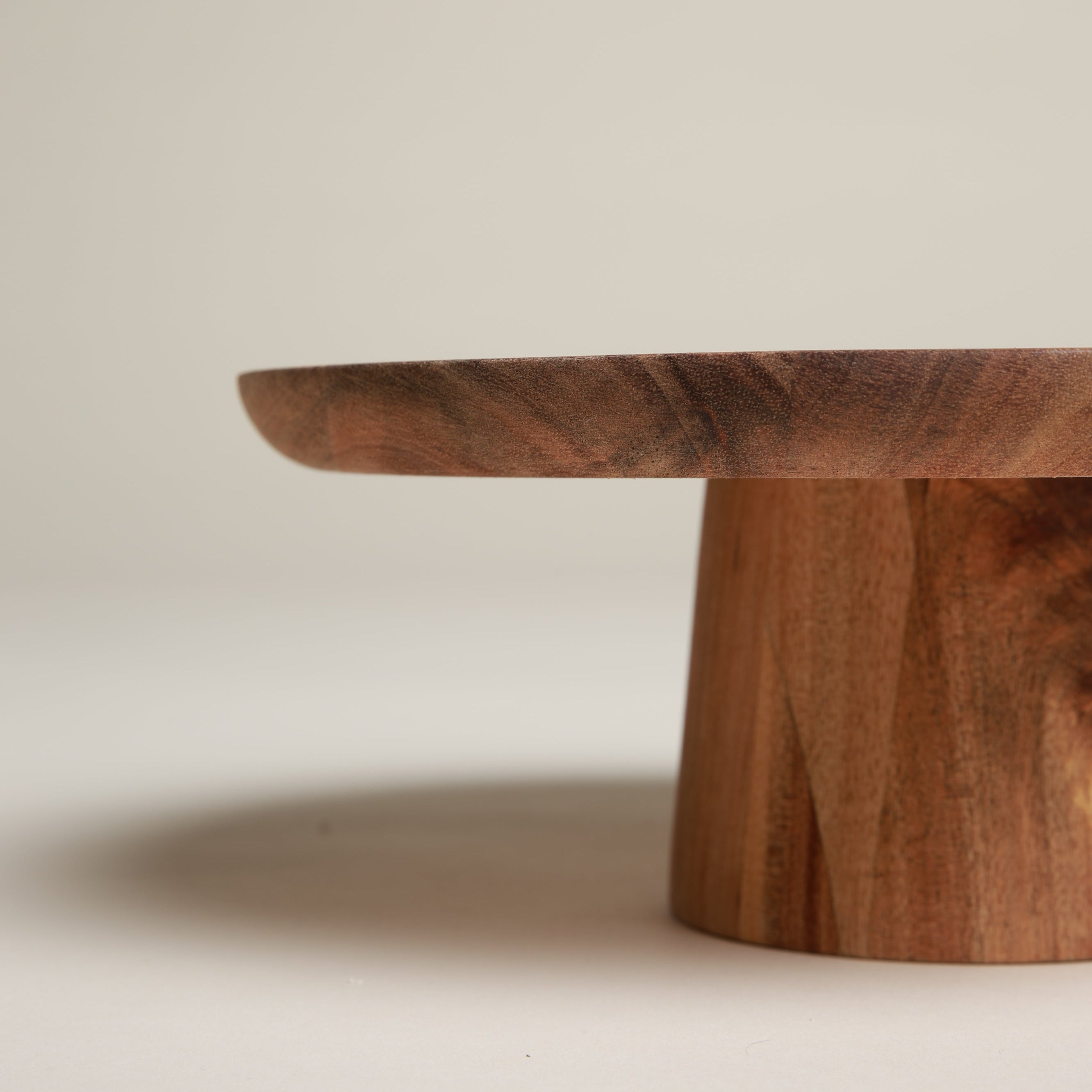 Touche Deco Acacia Cake Stand 8"