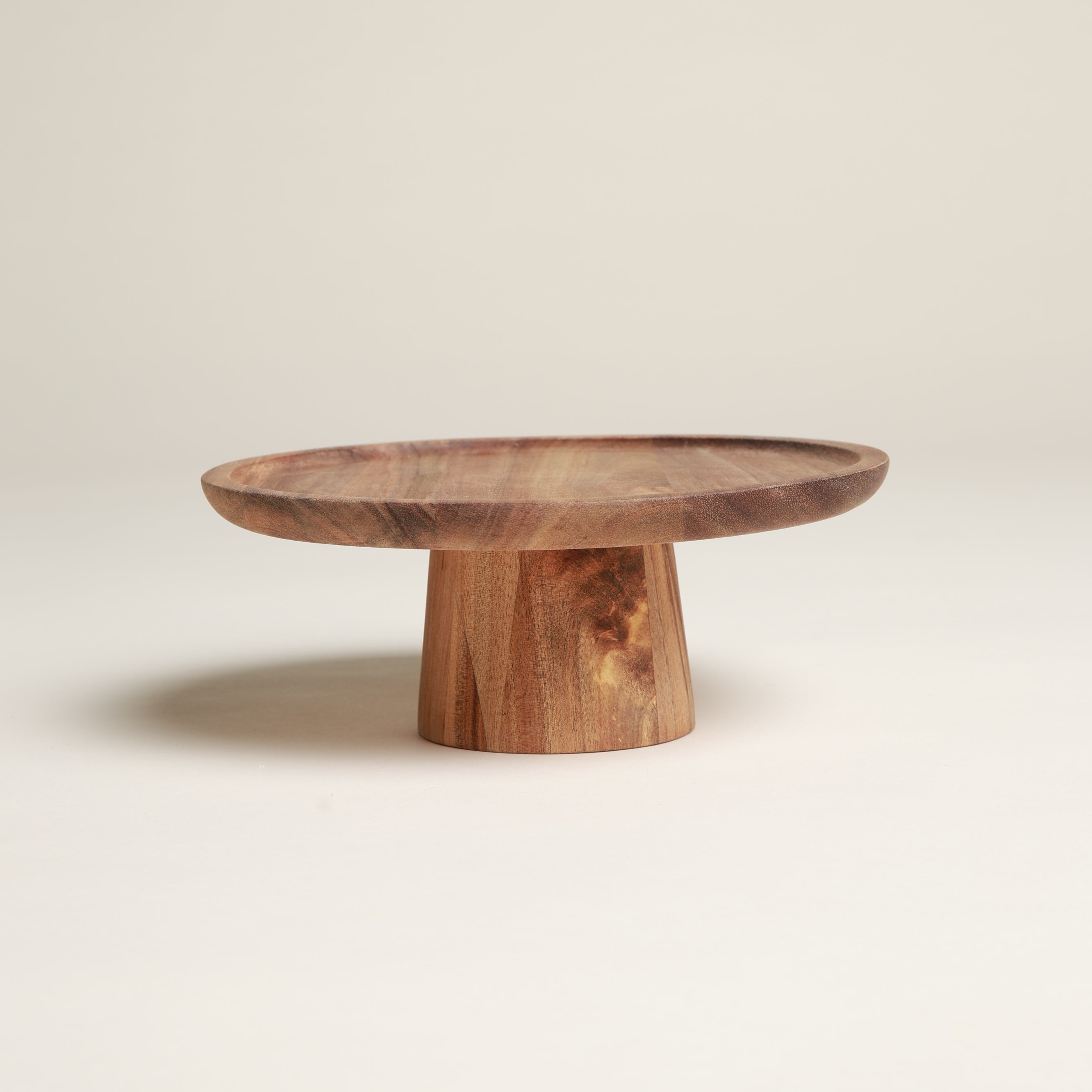Touche Deco Acacia Cake Stand 8"