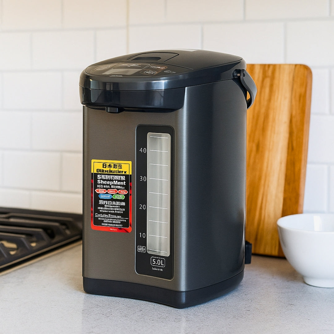 Zojirushi Electric Water Dispenser CD-NAQ50-BM – Hot & Cold, Leak-Proof, Durable, Easy-to-Use Water Boiler