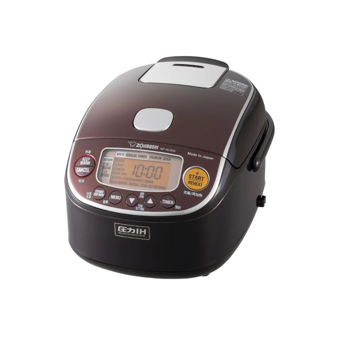 Zojirushi Electronic Rice cooker/ warmer 0.5 Ltr Dark brown, NP-RLQ05-TD