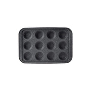 Tognana Sweet Cherry Mould 12 Muffins With Lid, Carbon Steel - Cookette