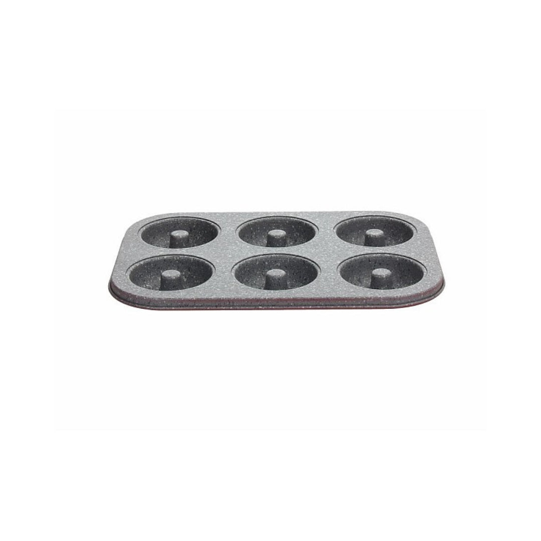 Tognana Non-Stick Sweet Cherry 6 Donut Mould, Carbon Steel - Cookette