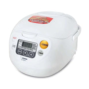 Zojirushi MICOM Fuzzy Logic Electronic Rice Cooker/Warmer White, NS-WAQ 1.0L/1.8L - Cookette