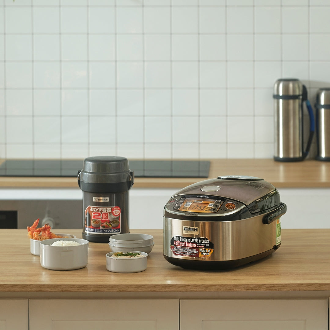 Zojirushi NP-HRQ10/18 Induction Heating Rice Cooker & Warmer – Durable Non-Stick, Multi-Menu Cooking, Japanese Quality