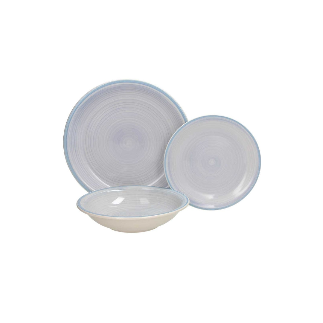 Tognana 3 Pcs Tableware Set - Gypsy Light Blue - Cookette