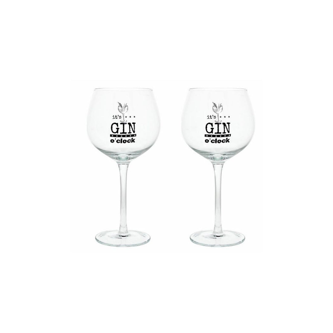 Tognana Sets 2 Gin Tonic Goblets Cc 420 - Let'S Party Gin Tonic - Cookette