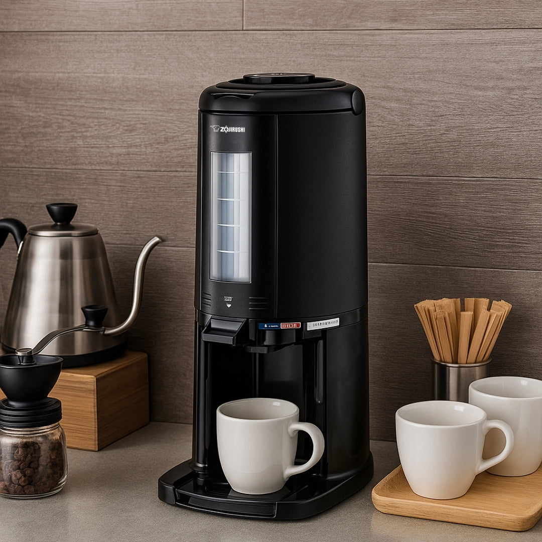 Zojirushi SY-AJ25-BA 2.5L Vacuum Beverage Dispenser – Hot & Cold Insulated, Leak-Resistant Gravity Pot, Durable & Portable Design