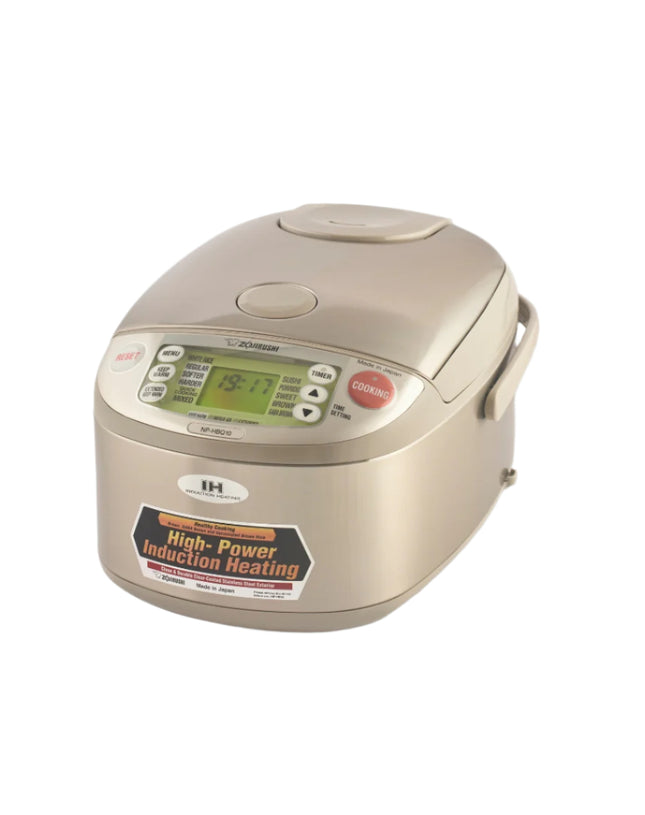 Zojirushi Induction Heating Electronic Rice Cooker/Warmer Stainless Steel, NP-HBQ 1.0L/1.8L