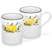 Fissman Set of 2 mugs PROVENCE 400 ml (porcelain)