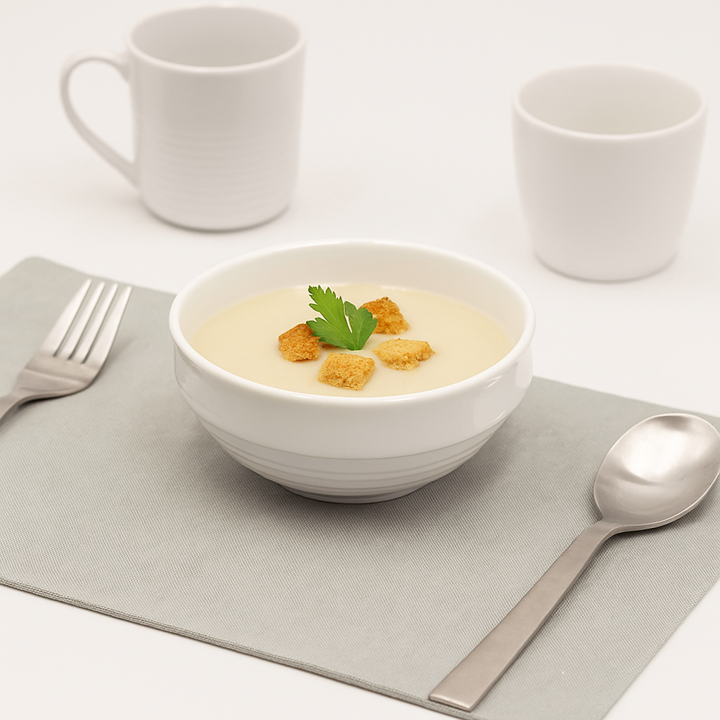 AJ Porcelain 4.75/6/8 Inches Deep Bowl – Premium Quality Ceramic Whiteware for Soups, Salads, Noodles & Desserts