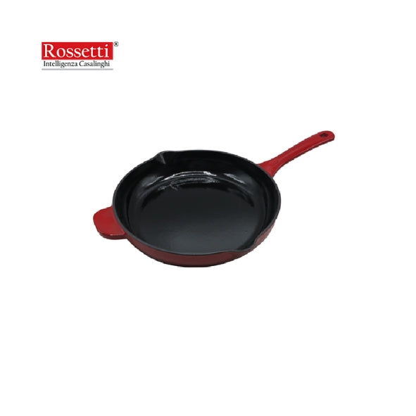 Rossetti Gusto Cast Iron 26Cm Highgrove Grey/ Red Frying Pan Cookware