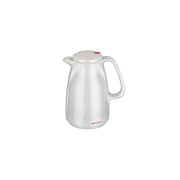 Handy-Pot-0.5-Liter-Rotpunkt-Glass-Insulated-metallic-white