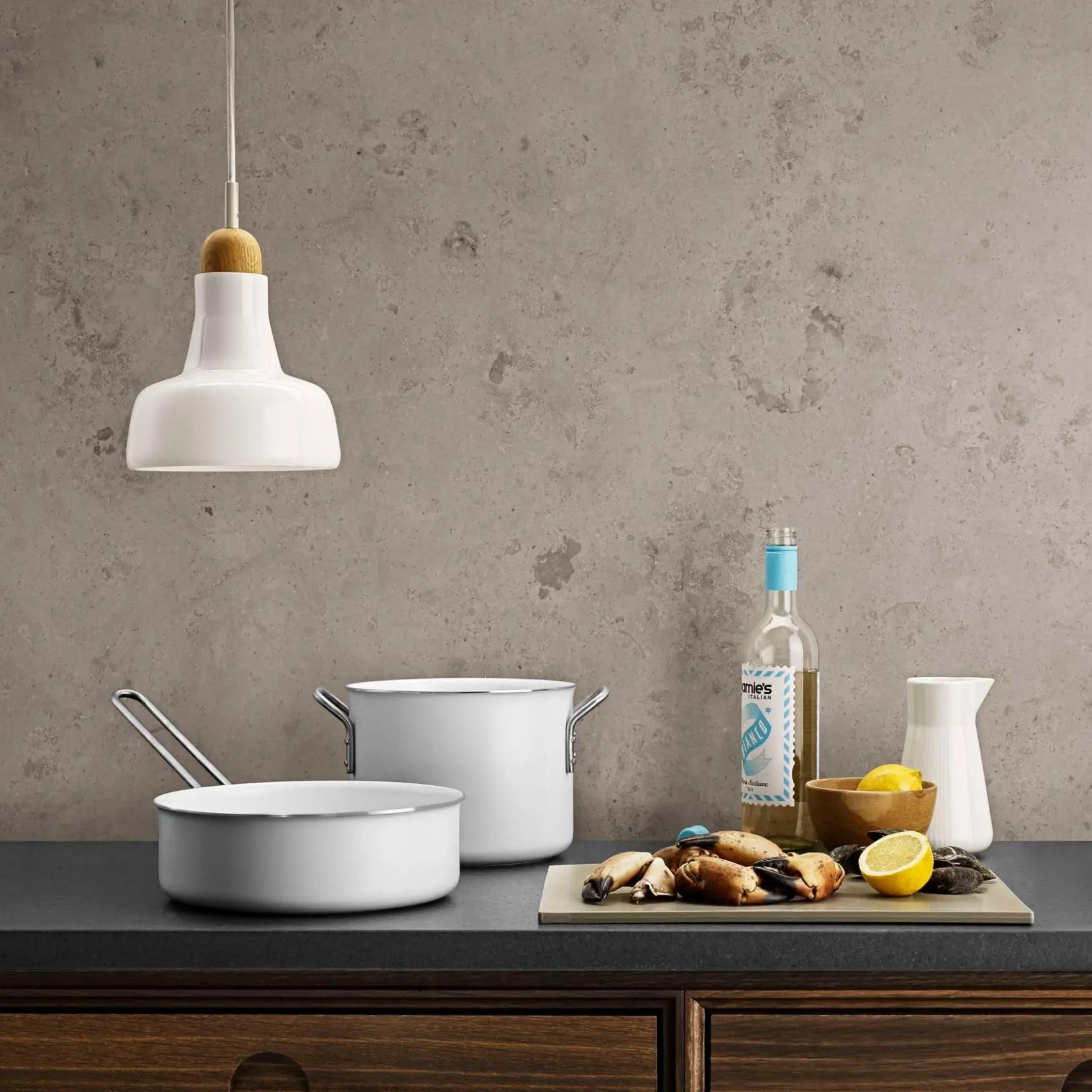 Eva Solo 256647 Casserole 4.8Ltr 20cm White