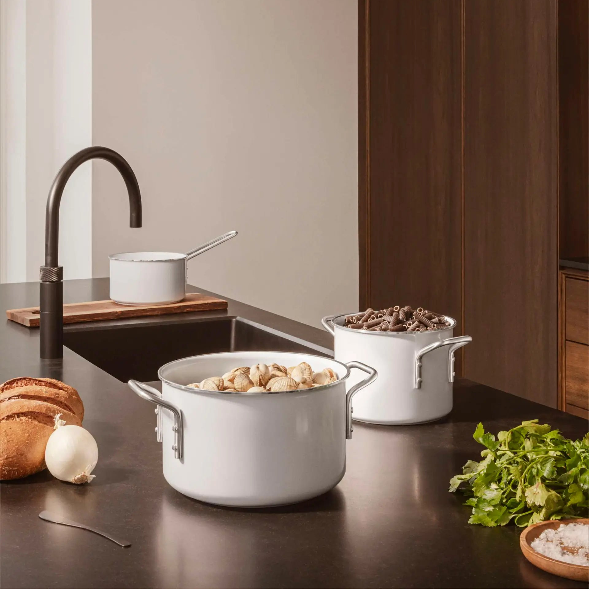 Eva Solo 256618 Sauce pan 1.8l 16cm White Line