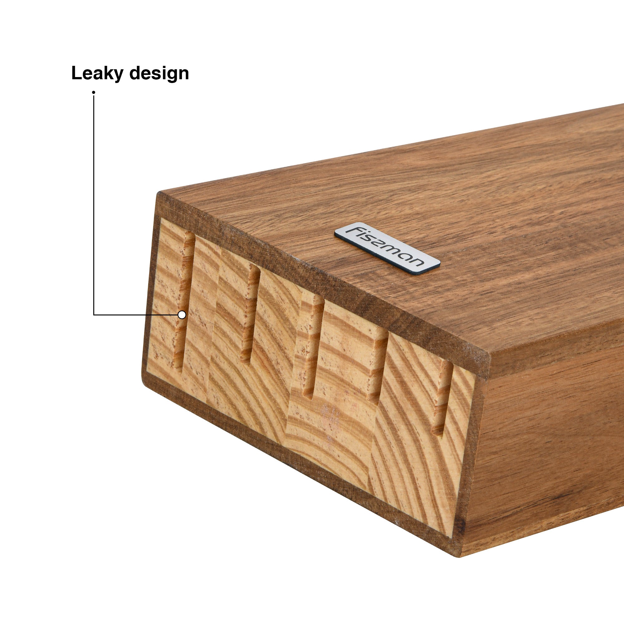 Fissman 6-Piece Knife Set Nagatomi with Acacia Wooden Block with Stand