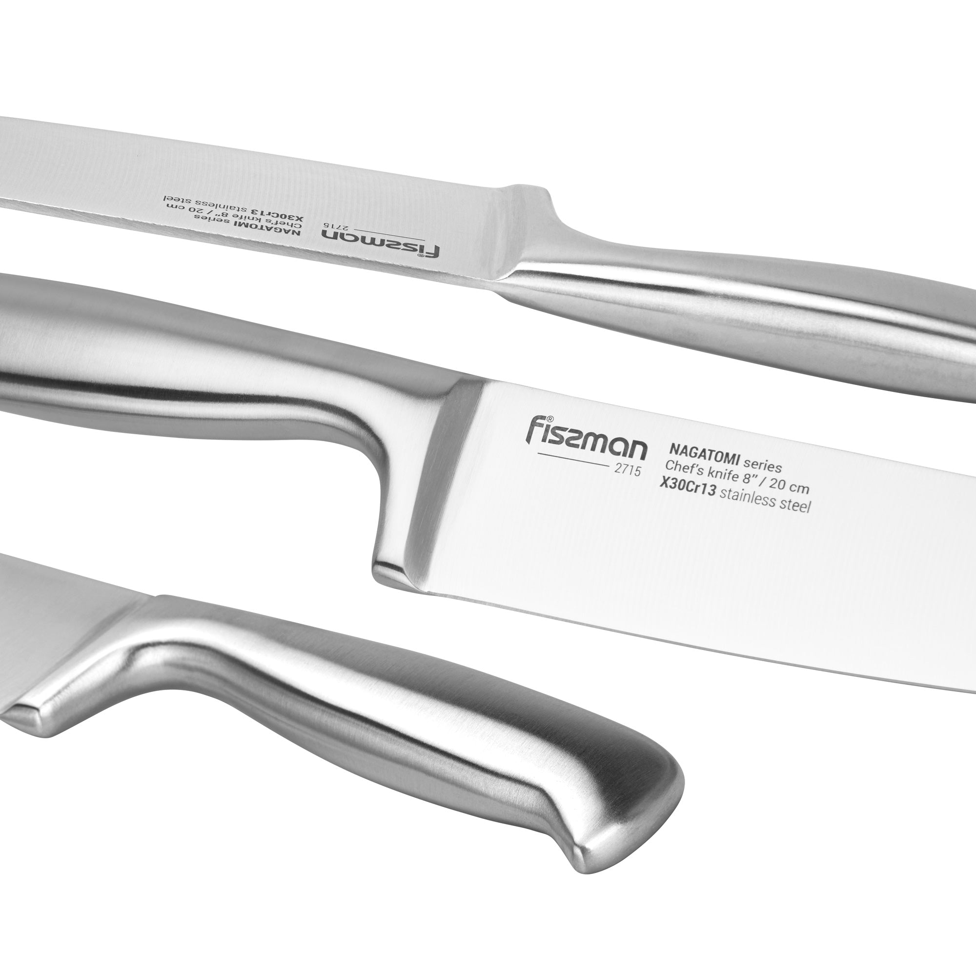 Fissman 6-Piece Knife Set Nagatomi with Acacia Wooden Block with Stand