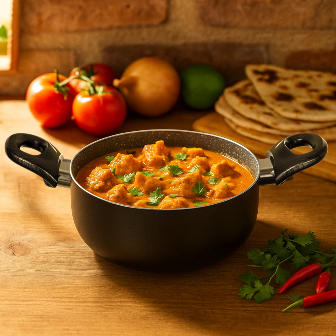 Thunder Stone 24cm Aluminum Non-Stick Casserole with 2 Handles | Di.mo Casa Collection