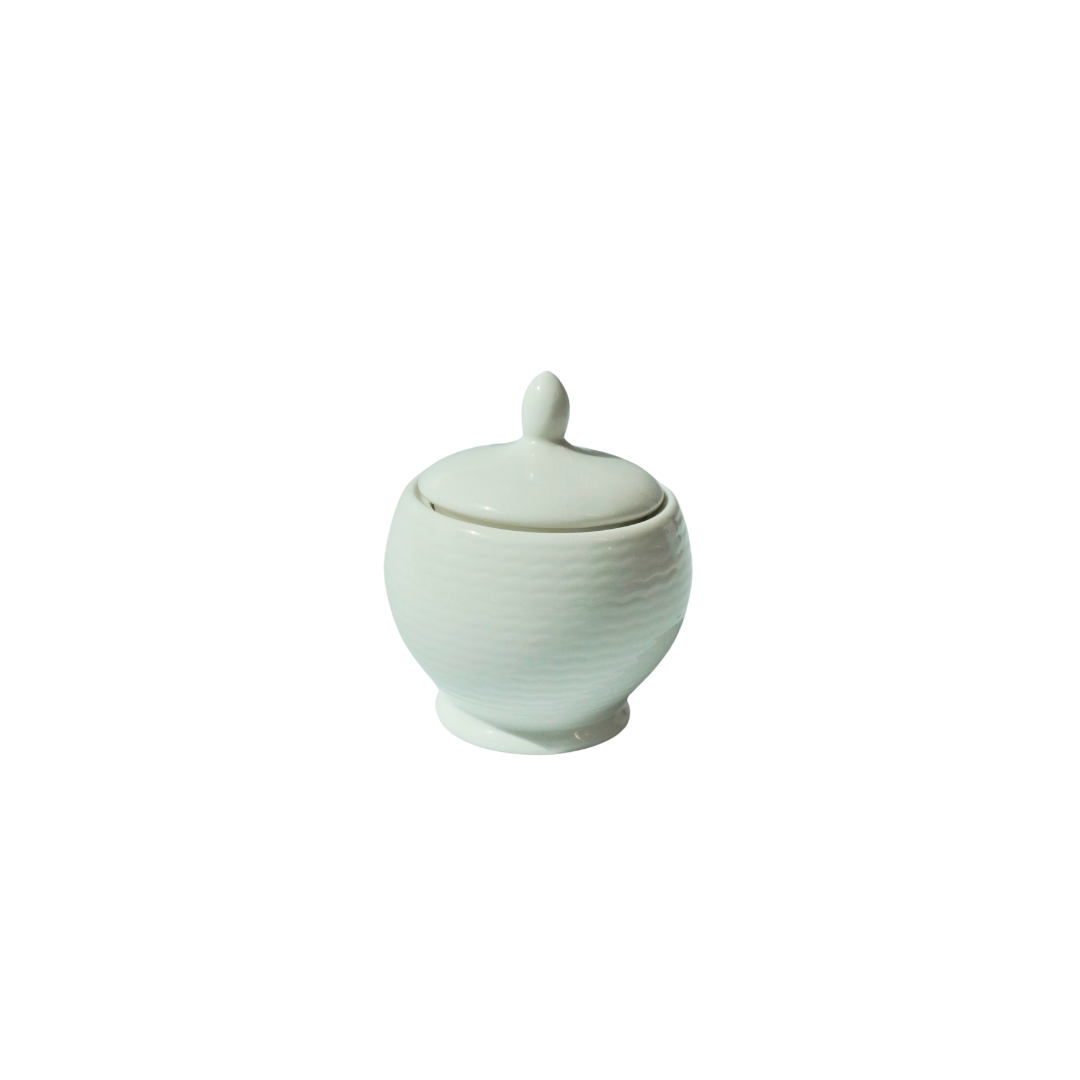 White ceramic 280ML Sugar Bowl - Cookette