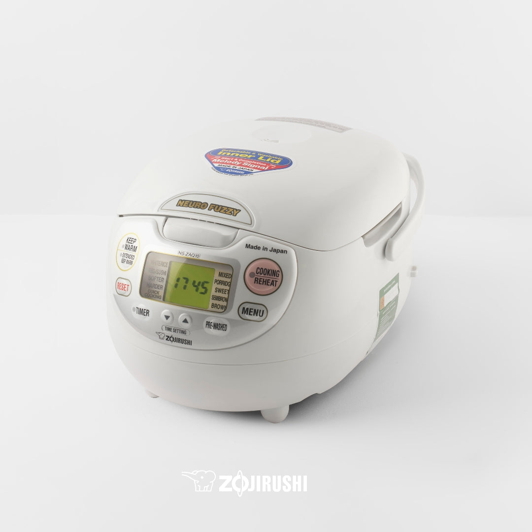 Zojirushi Fuzzy Logic Electronic Rice Cooker, NS-ZAQ 1.0L/1.8L