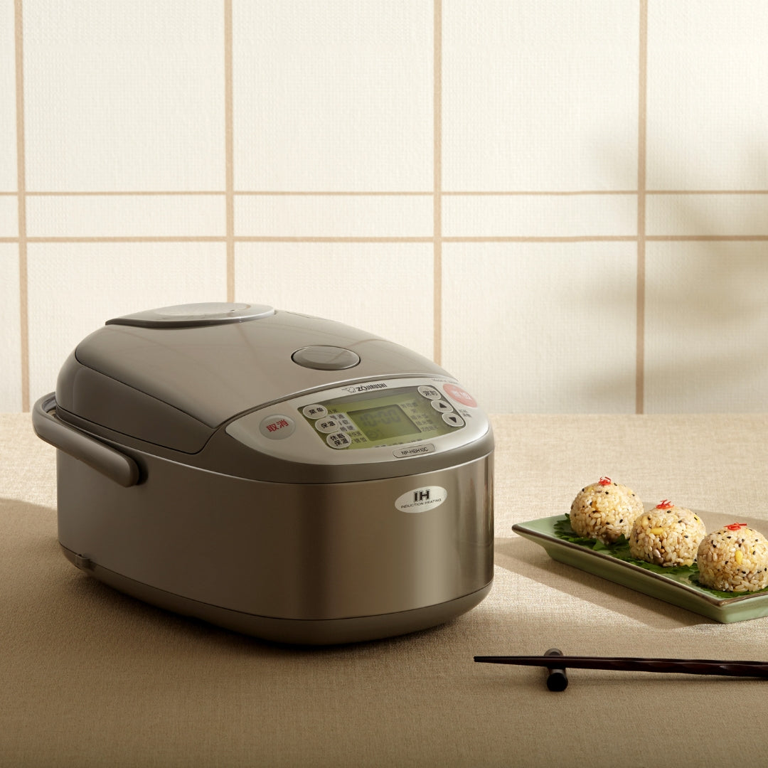 Zojirushi Induction Heating Electronic Rice Cooker/Warmer Stainless Steel, NP-HBQ 1.0L/1.8L