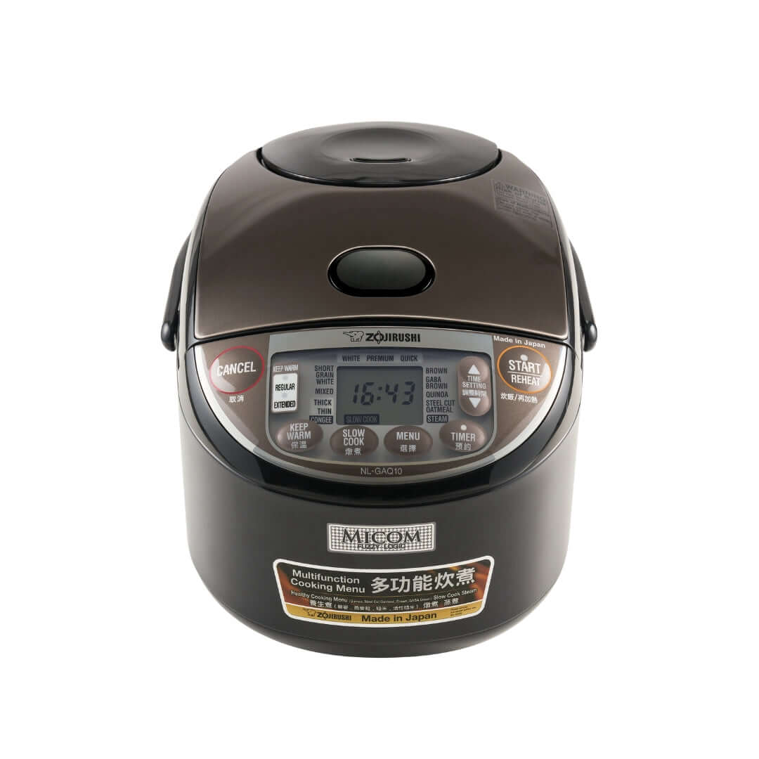 Zojirushi MICOM Fuzzy Logic Electronic Rice Cooker/Warmer, NL-GAQ 1.0L/1.8L - Cookette