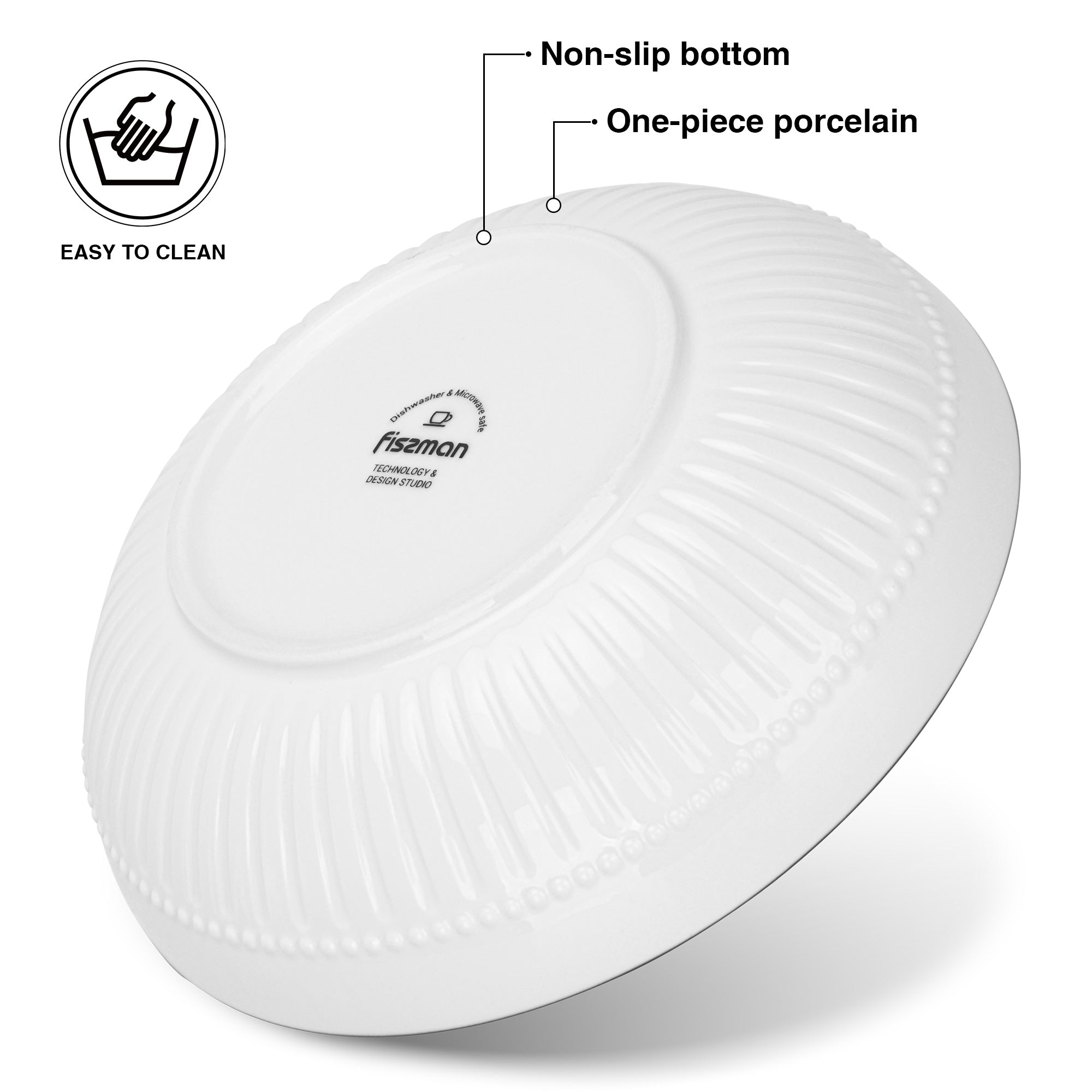 Fissman Set of 2 deep plates PROVENCE 18 cm (porcelain)