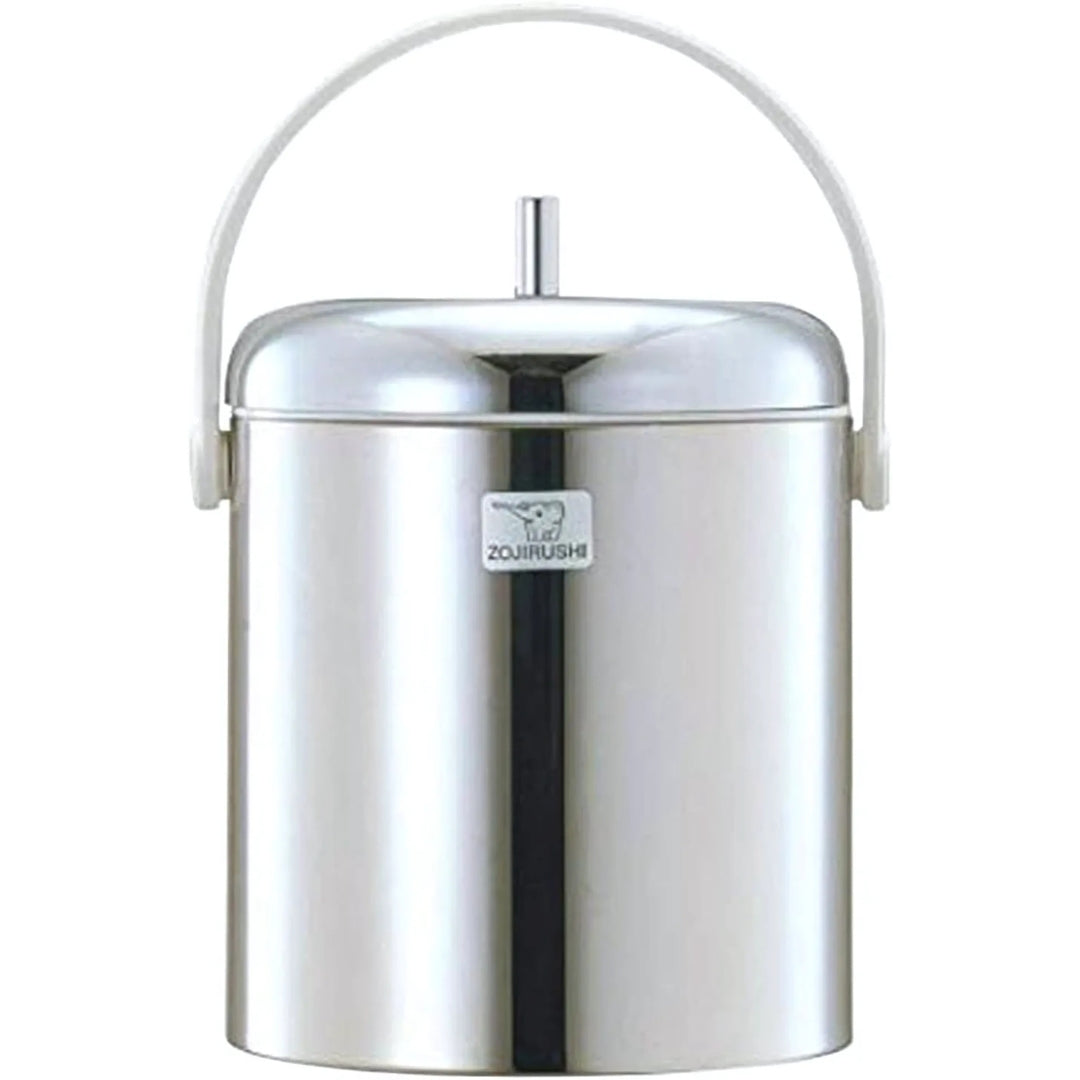 Zojirushi Stainless Steel Vacuum Insulated Ice Pail with Tong, JPE-1200E