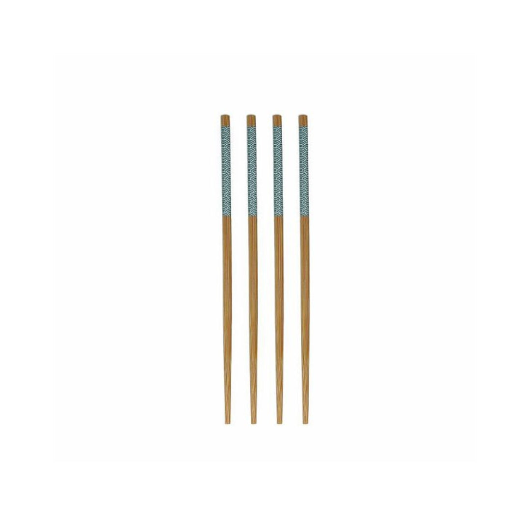 Tognana Natural Love Bamboo Chopsticks — 4-Piece Set - Cookette