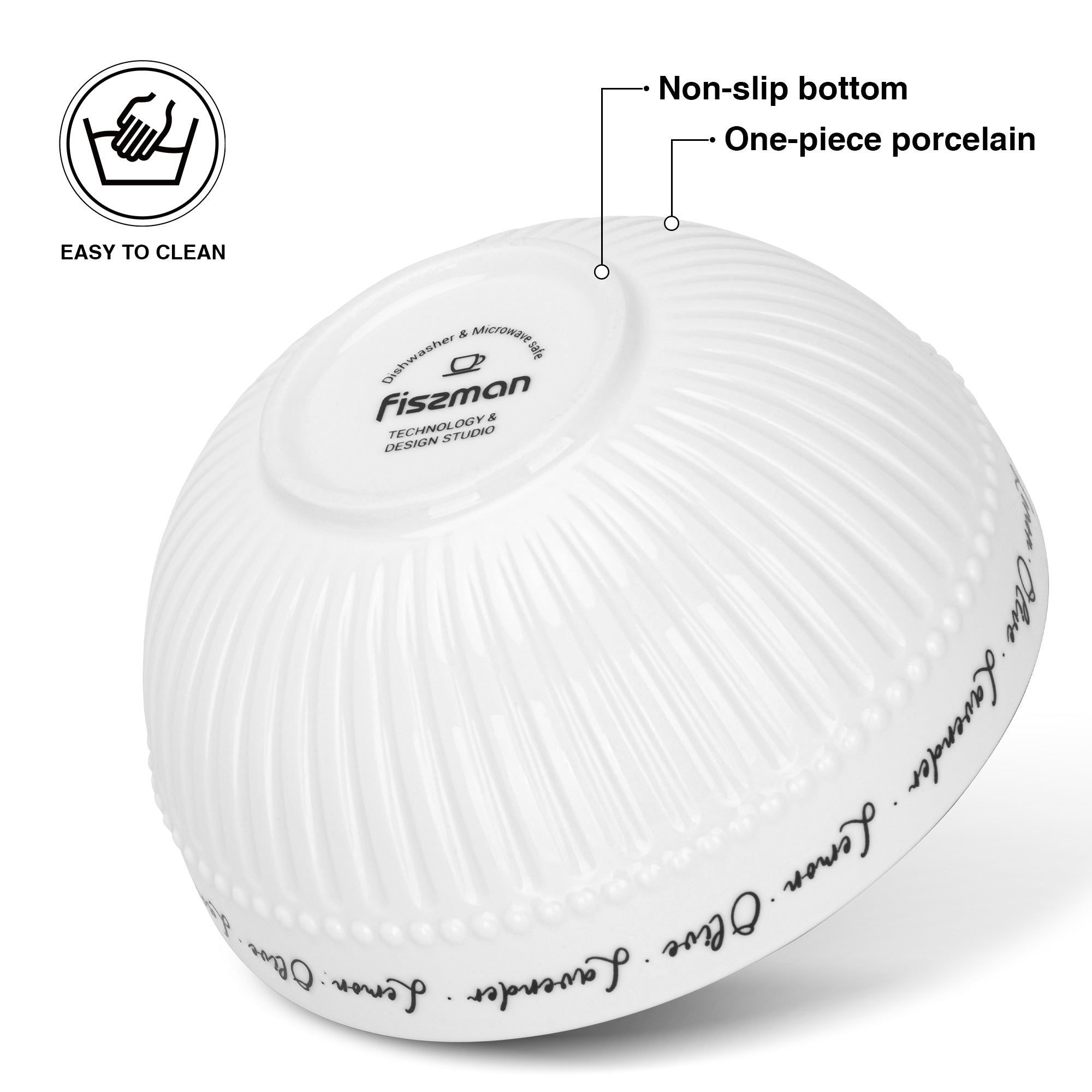 Fissman Set of 2 bowls PROVENCE 12 cm (porcelain)