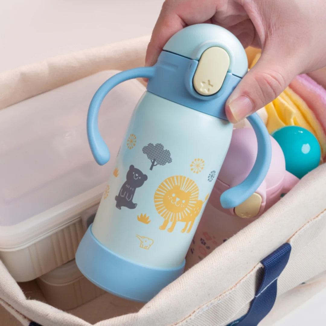 Zojirushi Stainless Steel Vacuum Insulated Kids Bottle, SQ-DA30E - Cookette