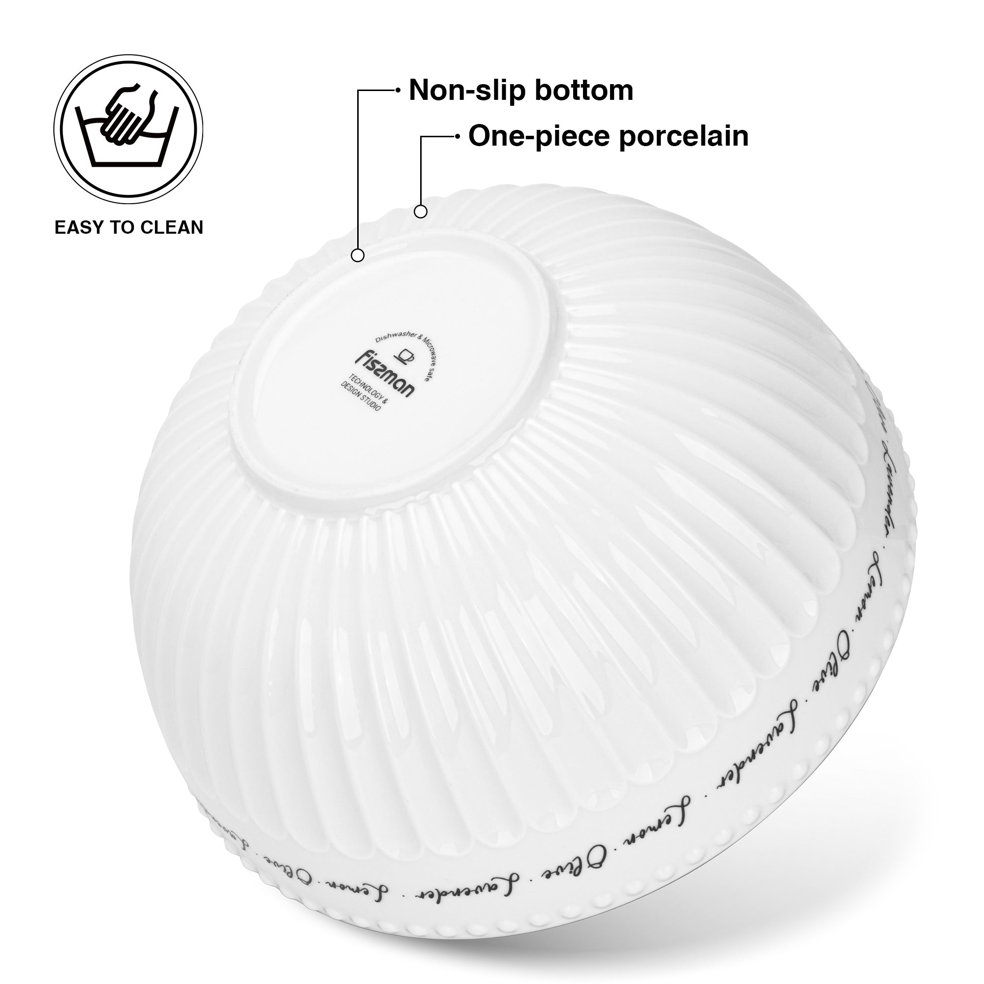 Fissman Salad bowl PROVENCE 20 cm (porcelain)