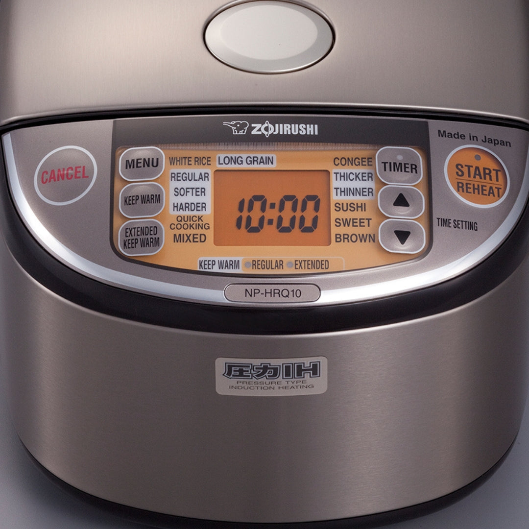Zojirushi NP-HRQ10/18 Induction Heating Rice Cooker & Warmer – Durable Non-Stick, Multi-Menu Cooking, Japanese Quality