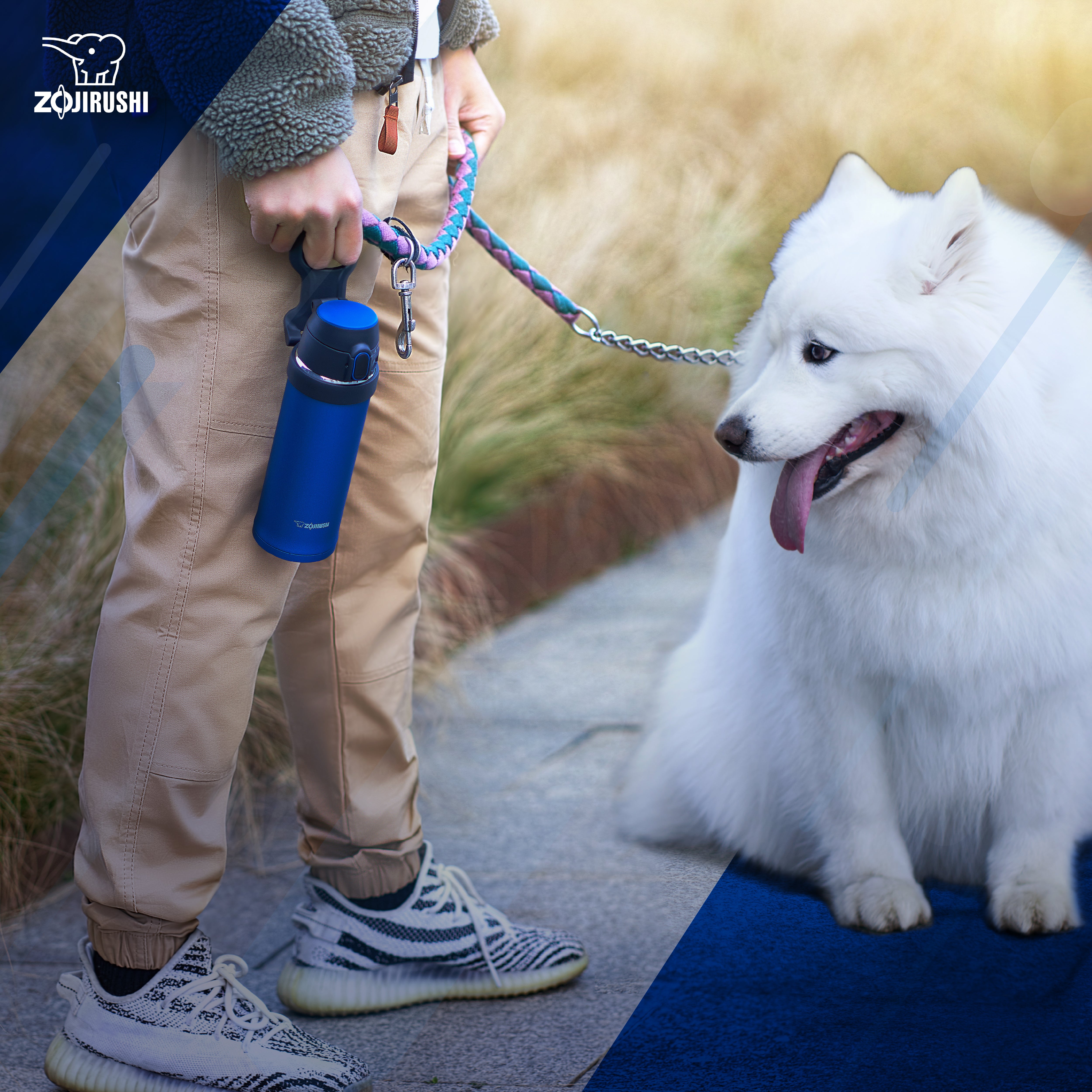 Zojirushi Flip-and-Go Stainless Vacuum Mug SM-QAF48/60 - Cookette