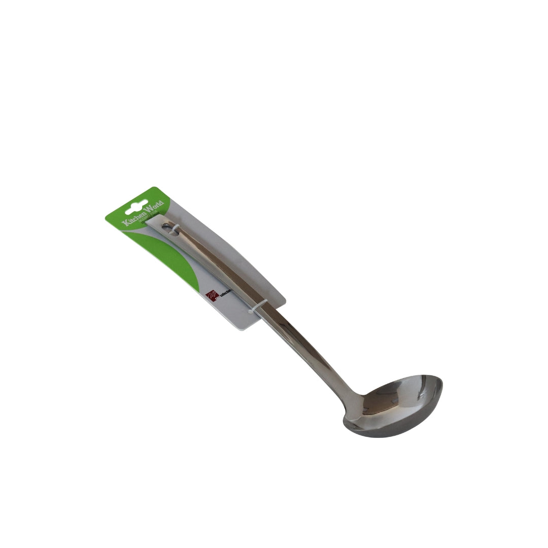 Stainless Steel Ladle 32cm – Rust & Stain-Free, Durable and Sturdy Kitchen Utensil for Restaurants & Home Use