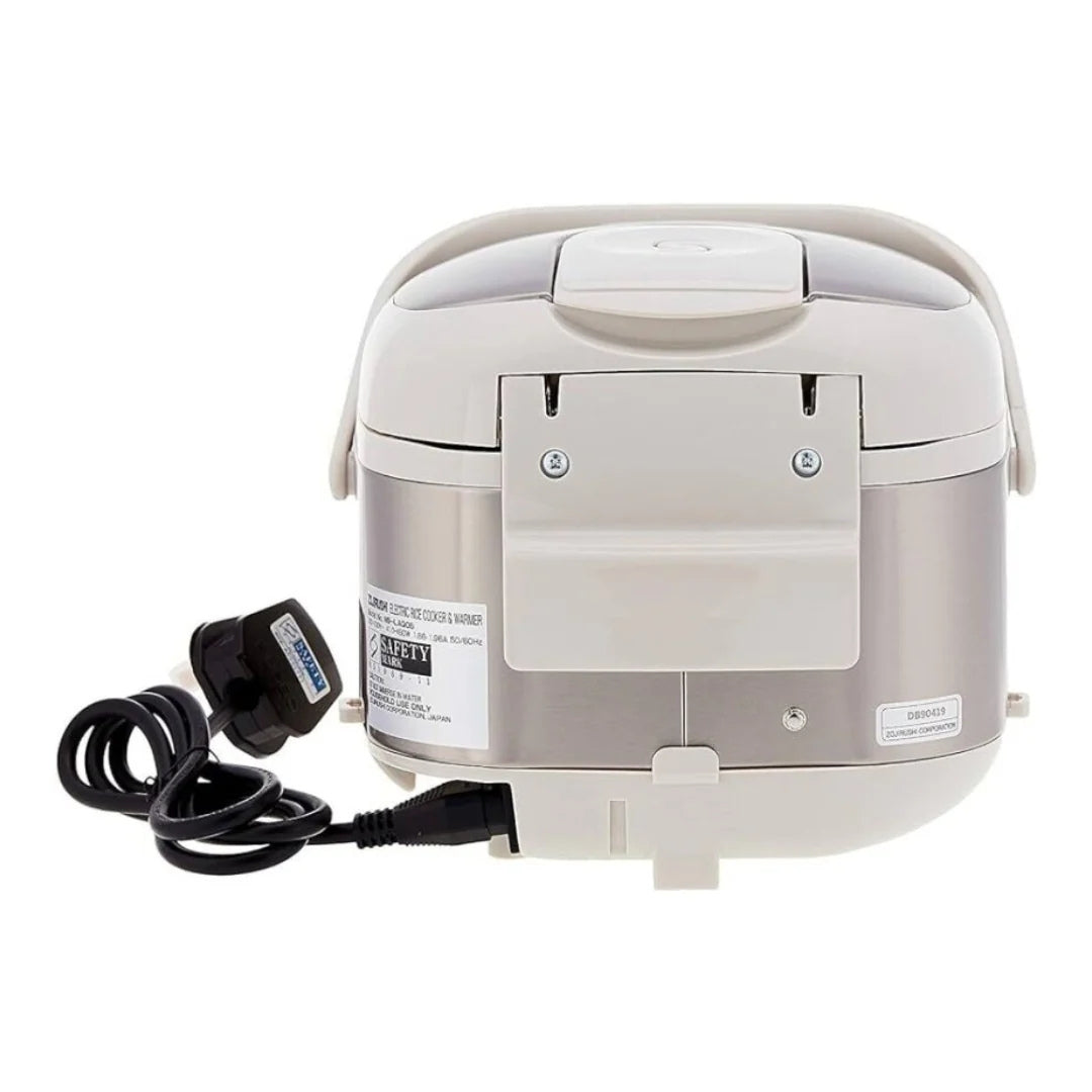 Zojirushi MICOM-Electronic Rice cooker/ warmer 0.5 Ltr Stainless, NS-LAQ05 - Cookette