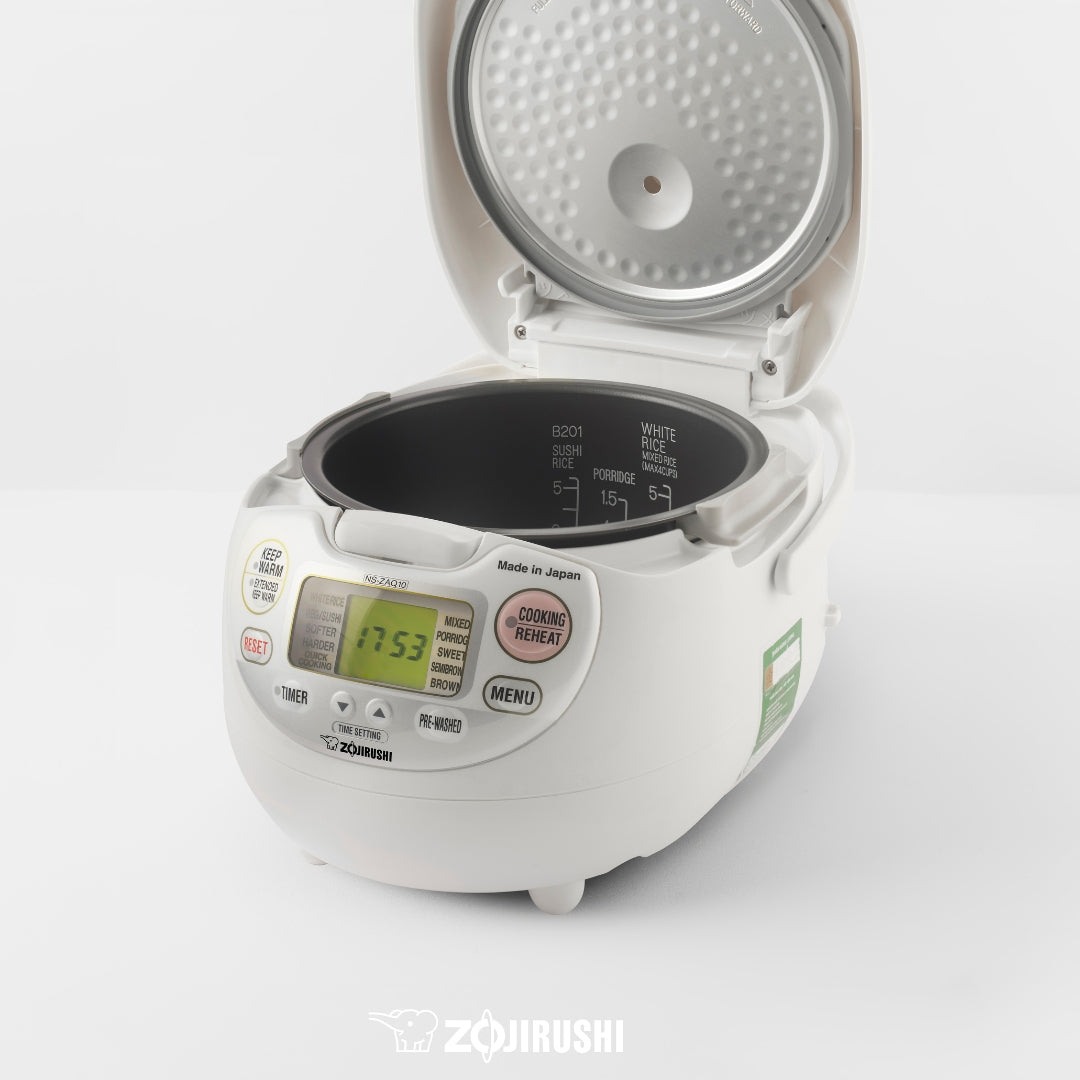 Zojirushi Fuzzy Logic Electronic Rice Cooker, NS-ZAQ 1.0L/1.8L